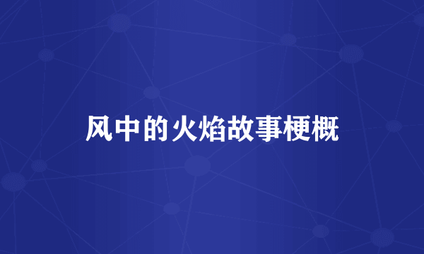风中的火焰故事梗概