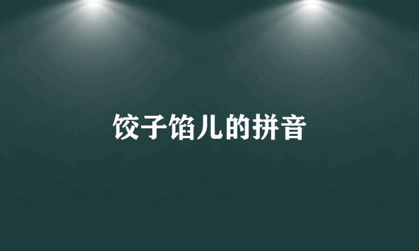 饺子馅儿的拼音