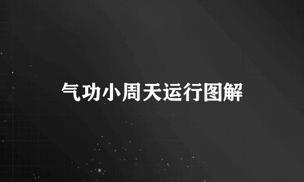 气功小周天运行图解