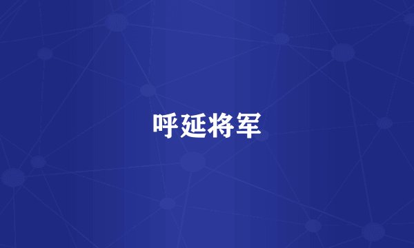 呼延将军