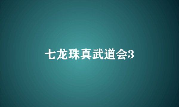 七龙珠真武道会3