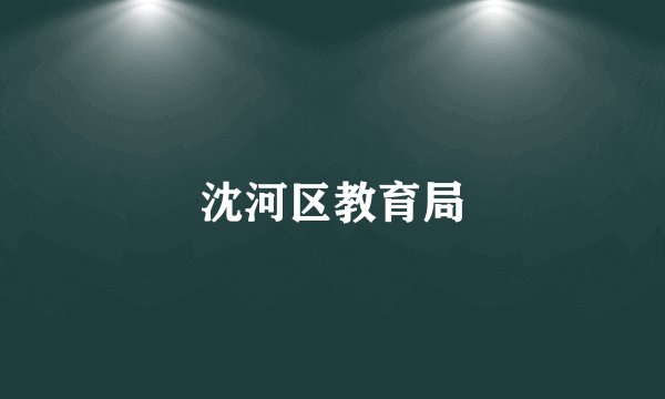 沈河区教育局