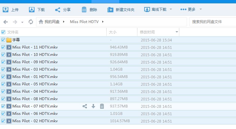 求日剧《飞行员小姐》高清资源下载