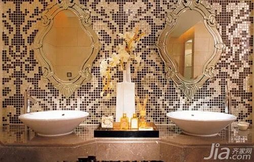 马赛克背景墙效果图欣赏