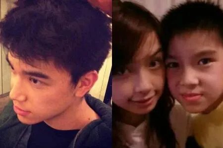 baby弟弟曝光 童年照和姐姐几乎一模一样