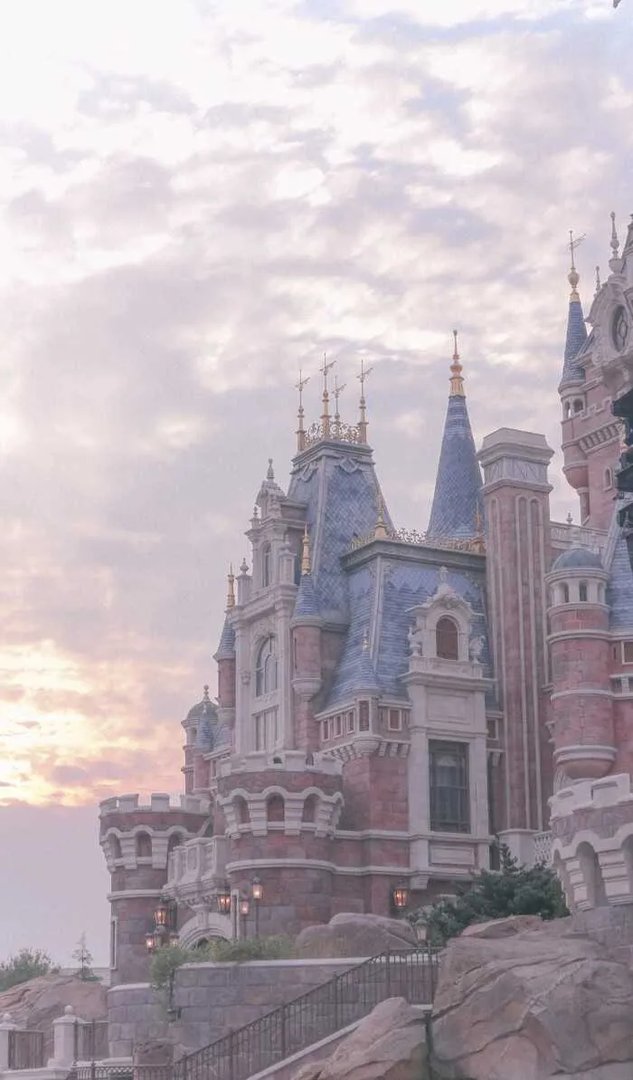 抖音迪士尼城堡烟花壁纸背景图大全