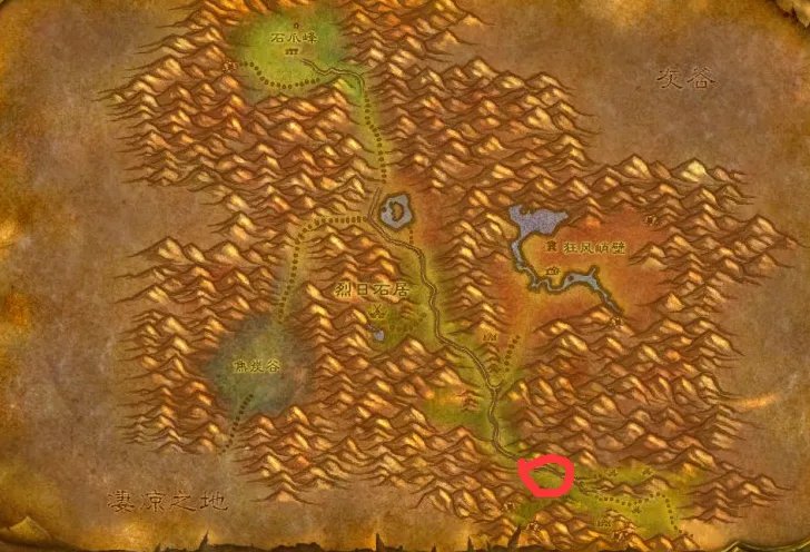 魔兽世界滚岩峡谷在哪