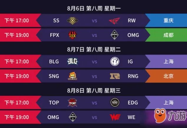 《LOL》2018LPL夏季赛赛程时间表 2018LPL夏季赛最新赛程