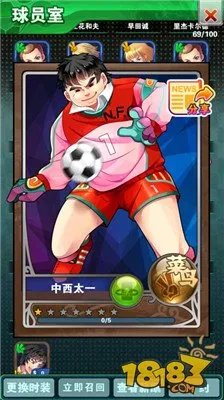 足球小将HD球员图鉴--中西太一