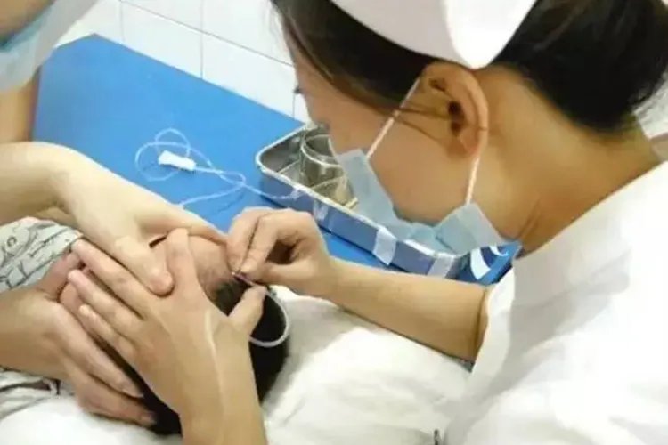 输液扎针几种手法图