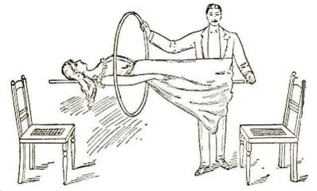 人体漂浮魔术是怎样做到的？