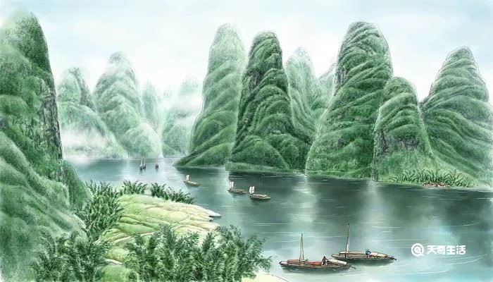 望天门山的古诗意思