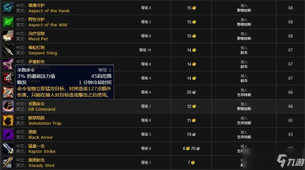 杀戮命令几级学