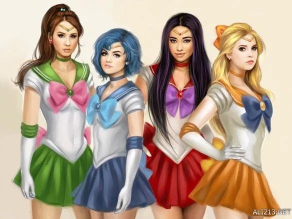 小姐姐们画风突变!《美少女战士》精彩同人作品赏析