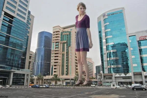 Taylor Swift 身高对比