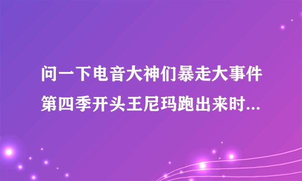 问一下电音大神们暴走大事件第四季开头王尼玛跑出来时那段的BGM电音是什么曲子