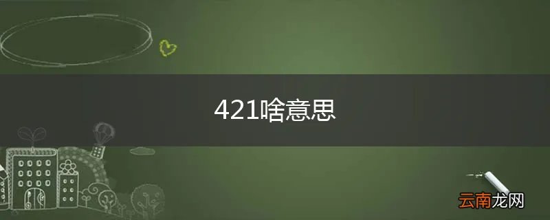 421啥意思