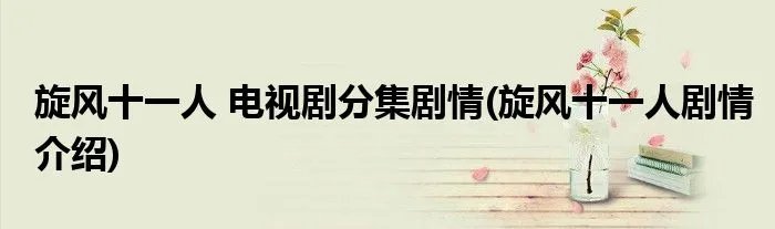 旋风十一人 电视剧分集剧情(旋风十一人剧情介绍)