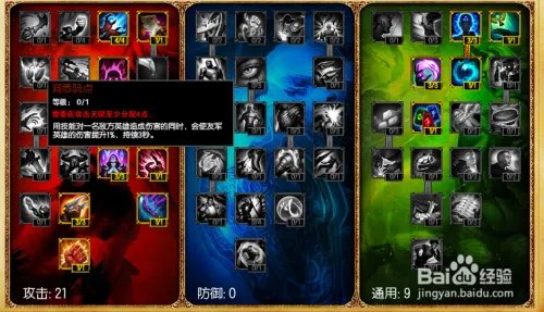 S4英雄联盟上单 AD豹女天赋加点