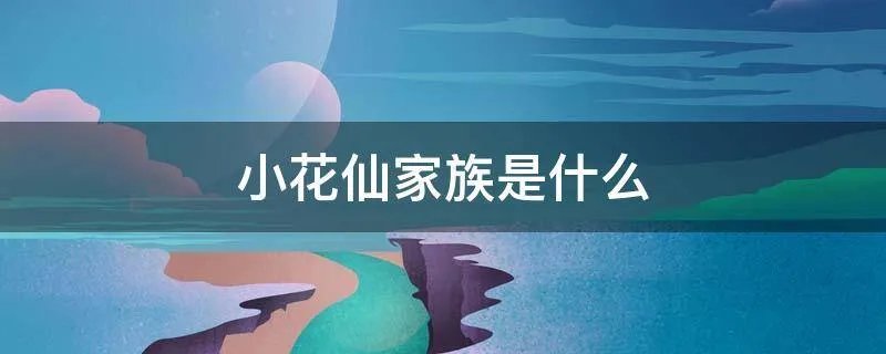 小花仙家族是什么