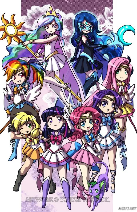 小姐姐们画风突变!《美少女战士》精彩同人作品赏析