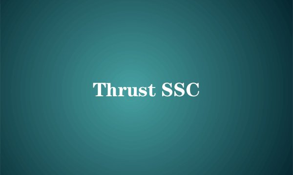Thrust SSC