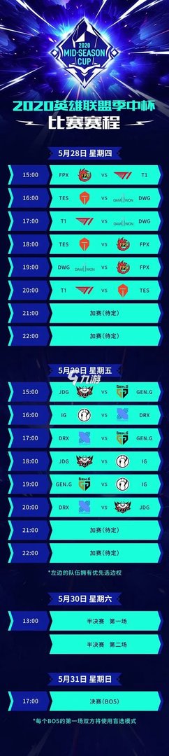 英雄联盟季中杯赛程汇总 LOL季中杯什么时候开始