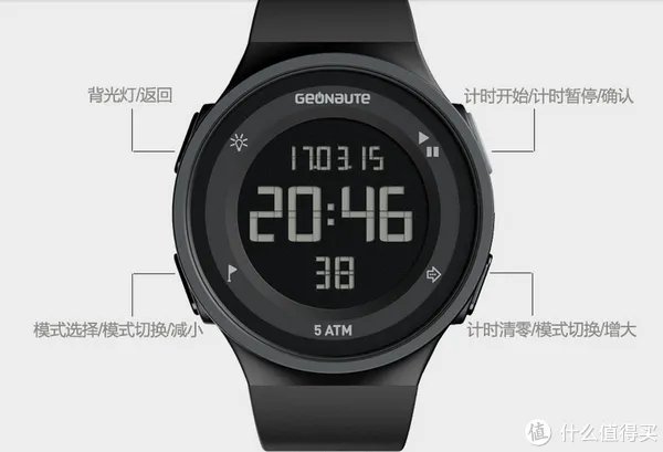 迪卡侬运动手表W500说明书