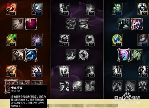 LOLS6赛季ADC天赋加点，S6天赋怎么点