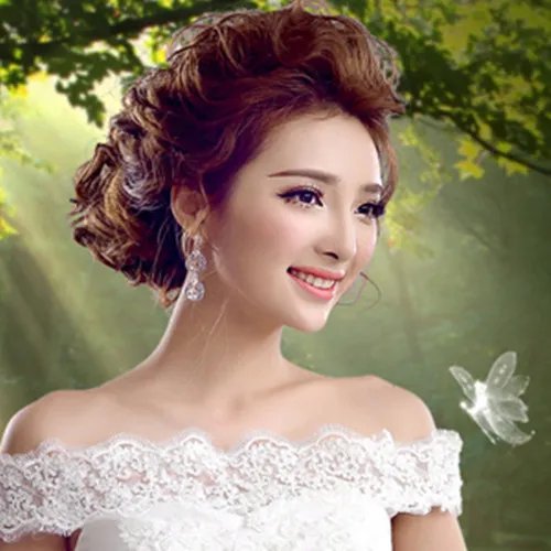 最新流行新娘发型图片欣赏 新娘发型推荐