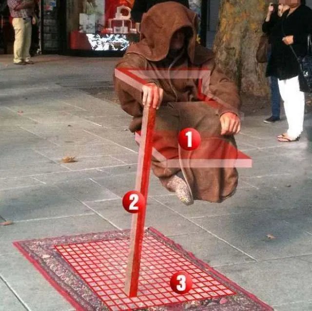 人体漂浮魔术是怎样做到的？