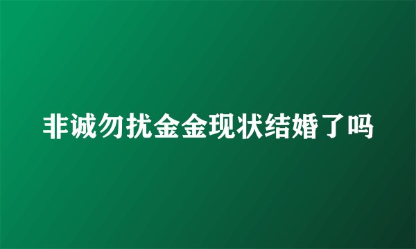非诚勿扰金金现状结婚了吗