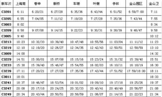 求轨道22号线最新时刻表