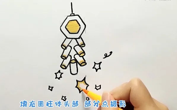 鞭炮简笔画怎么画 鞭炮的简笔画步骤图解教程