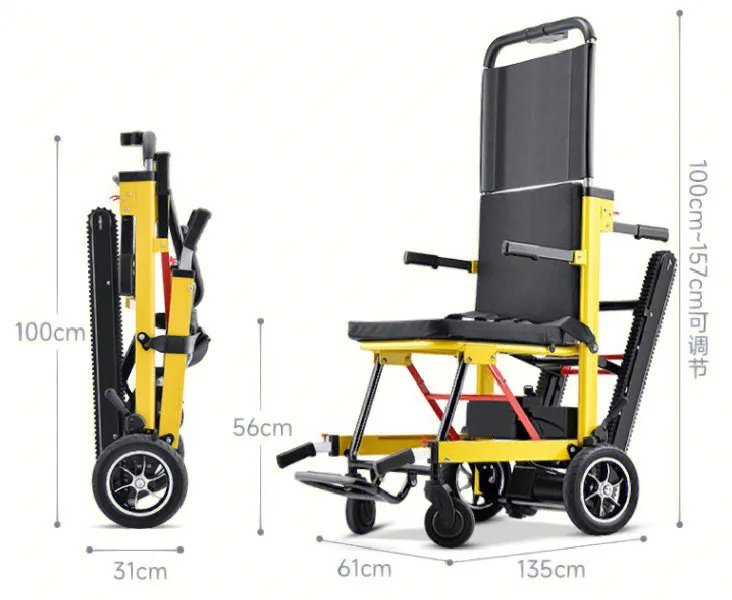 有了这款电动爬楼轮椅，老人不再害怕上下楼