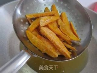 金黄香酥原汁原味的【地瓜条】