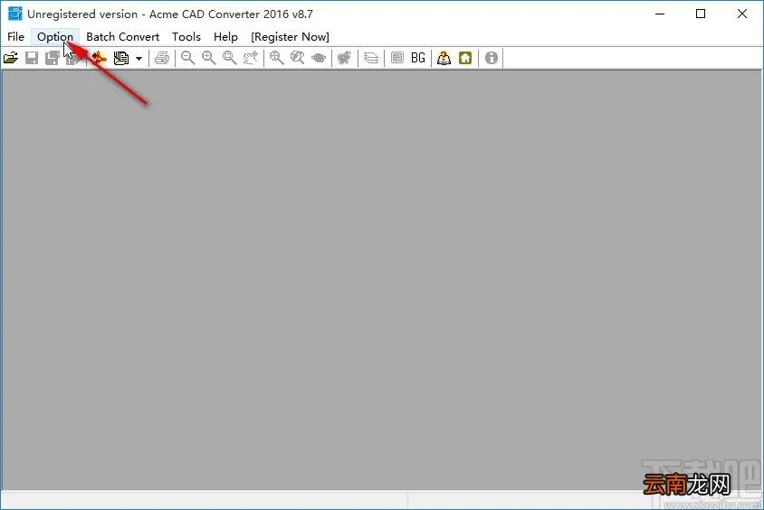 acme cad converter设置中文的方法
