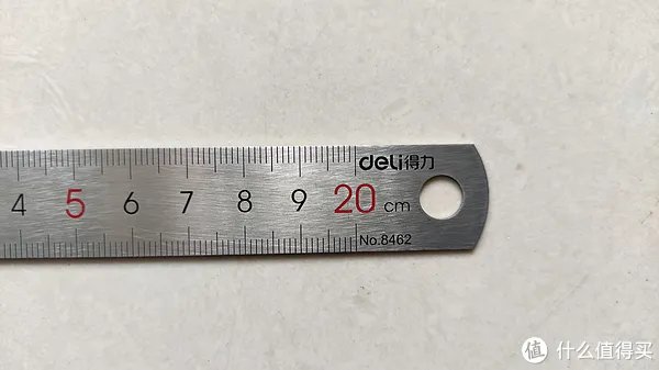 日常开箱晒单 篇八十四:得力20CM不锈钢直尺体验