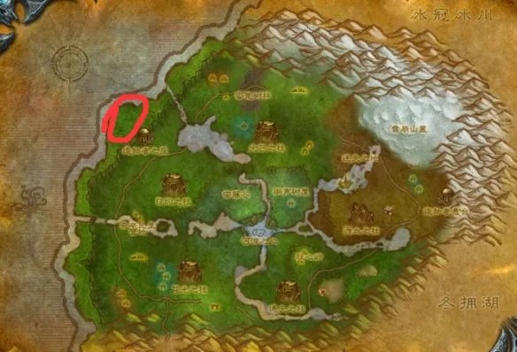 《魔兽世界》雷暴台地位置