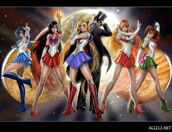 小姐姐们画风突变!《美少女战士》精彩同人作品赏析