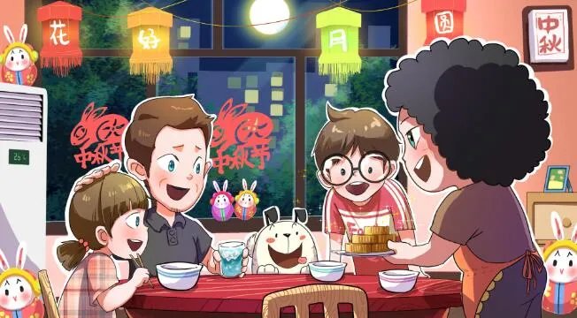 2020中秋节画画作品图片 中秋节绘画图片大全2020