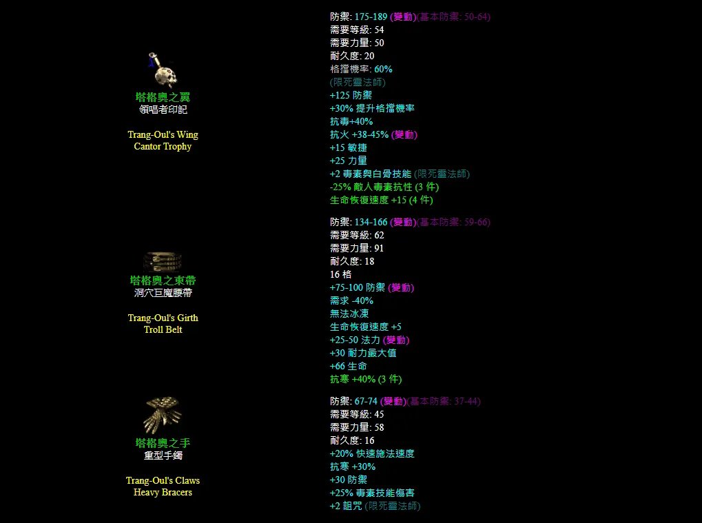 暗黑2重制版实用套装有哪些