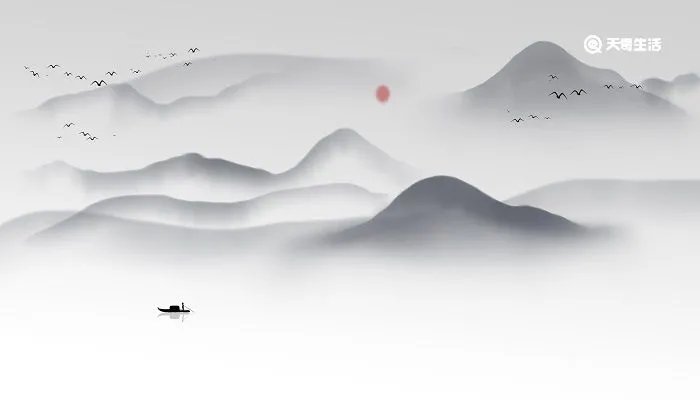 望天门山的古诗意思