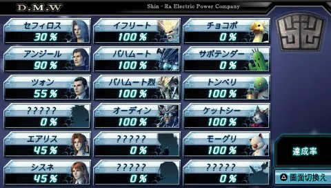 最终幻想7 核心危机: HP上限99999,MP9999,AP9999,攻击99999的实现方法