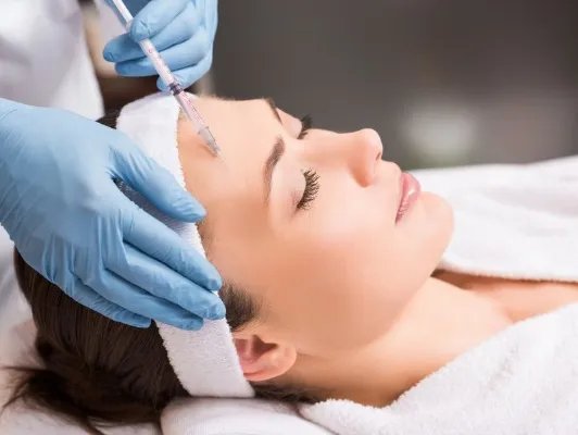 注射式除皱的过程