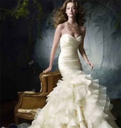 漂亮婚纱图片大全  今年最火的9款婚纱推荐
