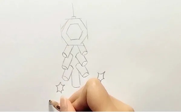 鞭炮简笔画怎么画 鞭炮的简笔画步骤图解教程