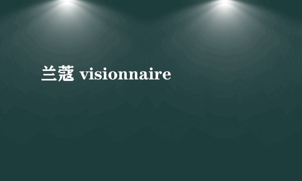 兰蔻 visionnaire