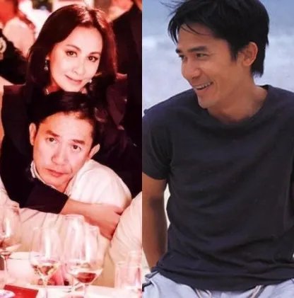 刘嘉玲揽老公合影一脸甜蜜 梁朝伟撇嘴表情成亮点