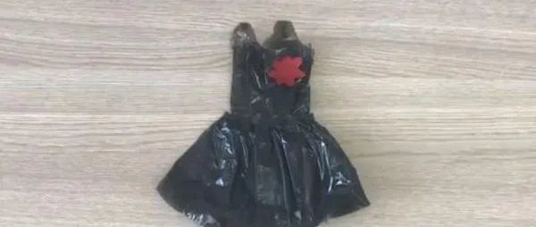 怎样用环保袋做衣服裙子图